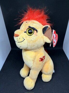 TY Beanie Babies Disney Kion Lion Guard Plush w/ Tags Sparkle Eyes 2016